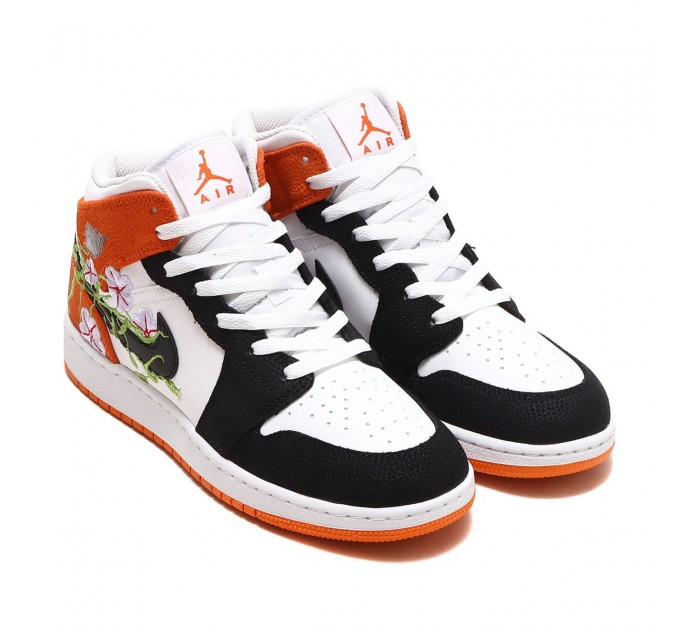 Кроссовки женские Jordan Air 1 Mid Se (Gs) (DQ8390-100)
