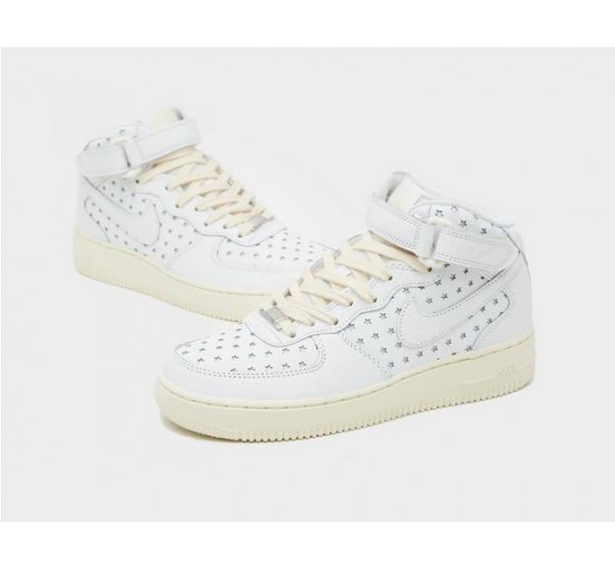Кроссовки Nike Air Force 1 Mid Cut Out Stars Summit White (W) DV3451-100