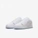 Кроссовки Nike Gs Air Jordan 1 Low White Ice Blue Glitter Swoosh FQ9112-100