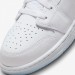 Кроссовки Nike Gs Air Jordan 1 Low White Ice Blue Glitter Swoosh FQ9112-100