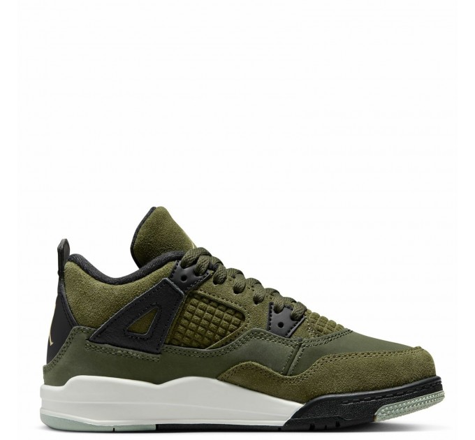 Кроссовки Jordan 4 Retro Se Craft Medium Olive (Ps) FB9929-200