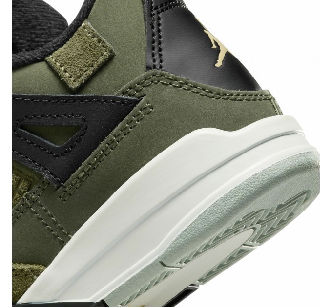 Кроссовки Jordan 4 Retro Se Craft Medium Olive (Ps) FB9929-200