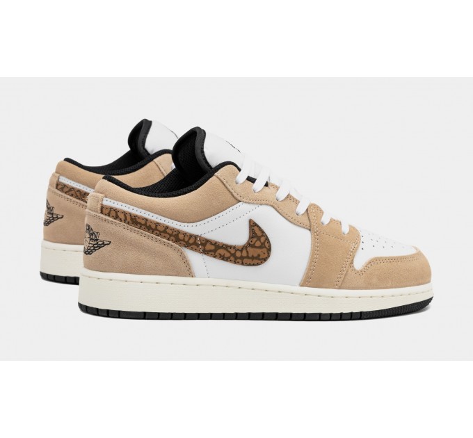 Кроссовки Jordan 1 Low Se Brown Elephant (Gs) DZ5368-201