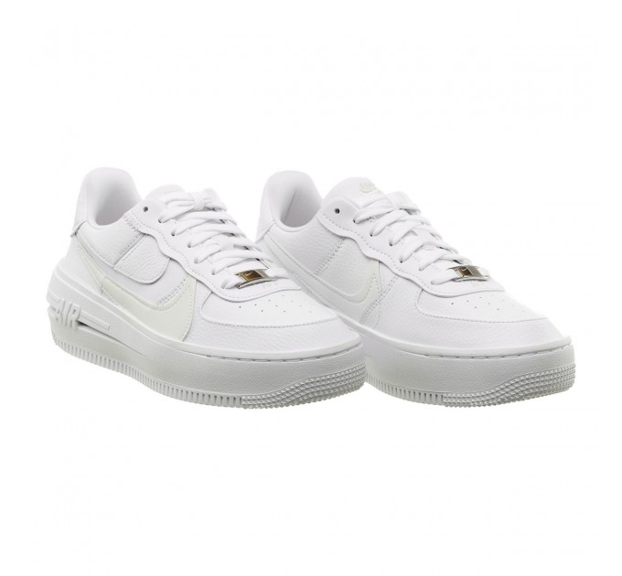 Кросівки жіночі Nike Air Force 1 Plt.Af.Orm Triple White W (DJ9946-100)