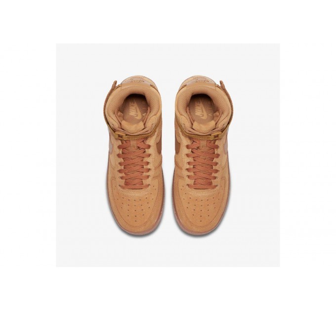 Кроссовки женские Nike Air Force 1 High Lv8 3 (Gs) Brown (CK0262-700)