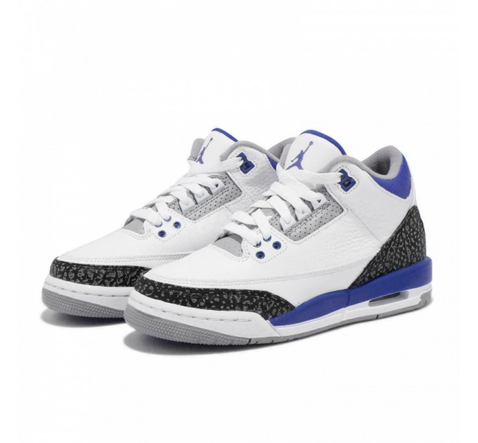 Кроссовки Jordan 3 Retro Racer Blue (Gs) 398614-145