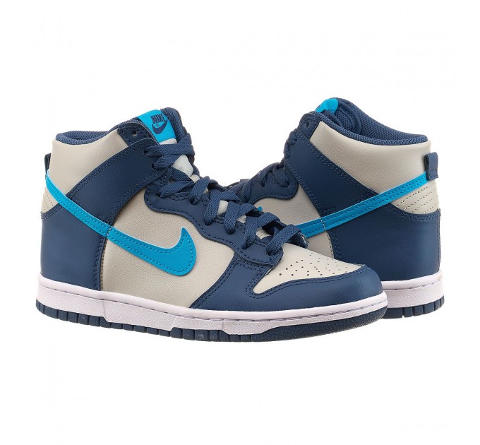 Кросівки жіночі Nike Dunk High Gs Grey Blue (DB2179-006)