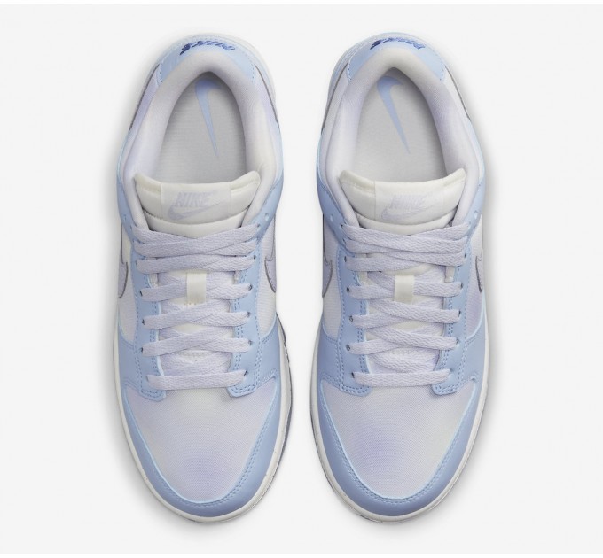 Кроссовки Nike Dunk Low Blue Airbrush Canvas (W) FN0323-400