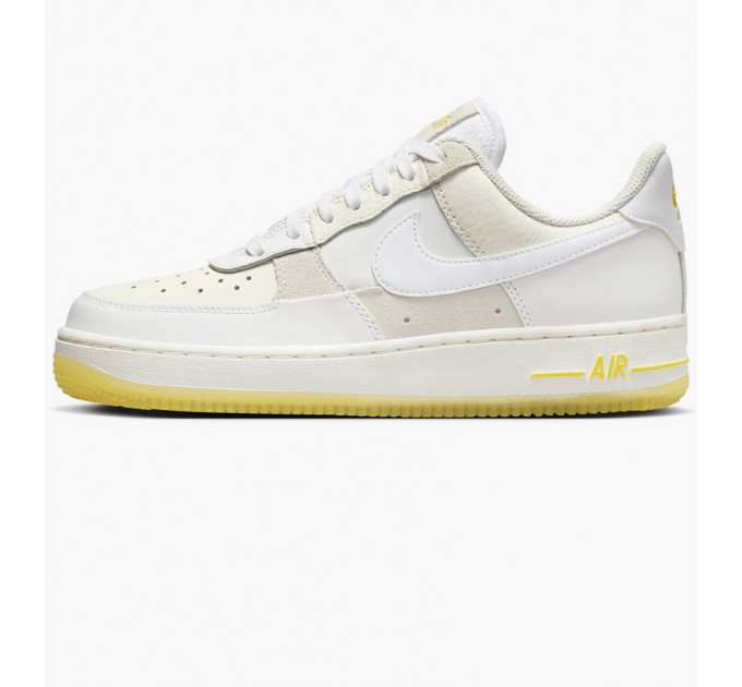 Кроссовки Nike Air Force 1 Low '07 Uv Reactive Patchwork White Multicolor Yellow (W) FQ0709-100