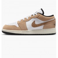 Кроссовки Jordan 1 Low Se Brown Elephant (Gs) DZ5368-201