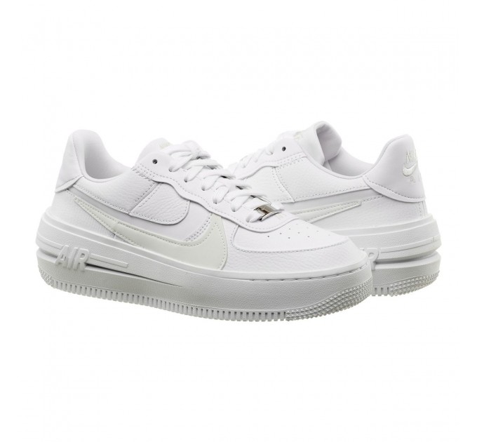 Кросівки жіночі Nike Air Force 1 Plt.Af.Orm Triple White W (DJ9946-100)