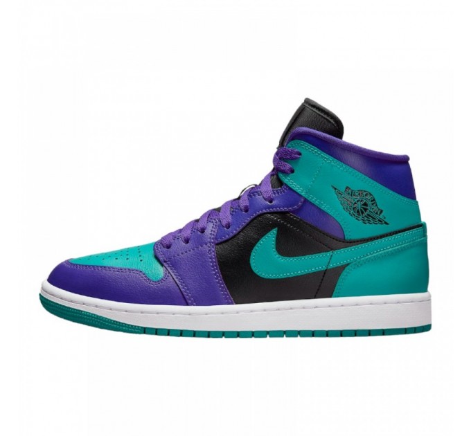Кроссовки Jordan 1 Mid Black Grape (W) BQ6472-502