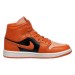 Кроссовки женские Jordan 1 Mid Orange Black (DM3381-600)
