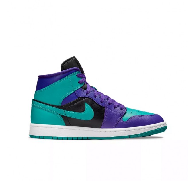 Кроссовки Jordan 1 Mid Black Grape (W) BQ6472-502