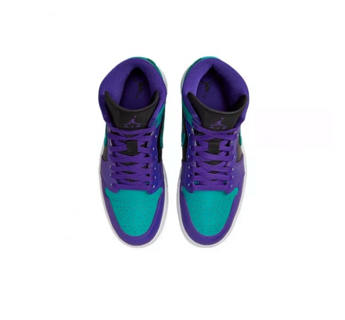 Кроссовки Jordan 1 Mid Black Grape (W) BQ6472-502