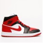 Кросівки жіночі Jordan 1 Mid Bred Toe (BQ6472-079)