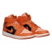 Кроссовки женские Jordan 1 Mid Orange Black (DM3381-600)