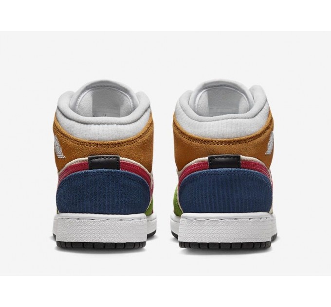 Кроссовки женские Jordan Air 1 Mid Se (Gs) (DR6957-100)
