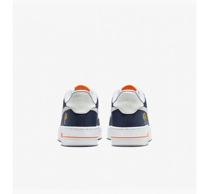 Кроссовки Детские Nike Air Force 1 Low Lv8 White/Blue Fn7239-410 40 FN7239-410