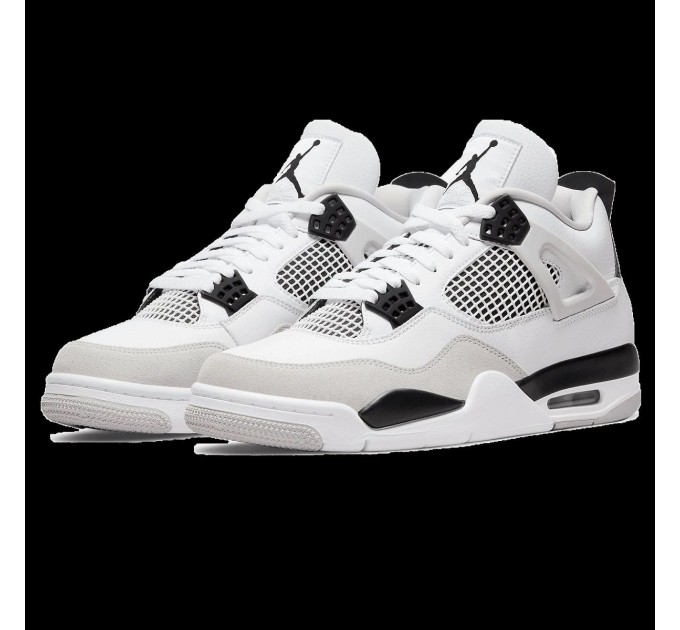 Кроссовки женские Jordan 4 Military Black (DH6927-111)