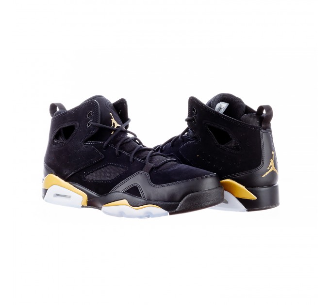 Кроссовки мужские Jordan Flight Club 91 Black Llic Gold (DC7329-007)