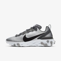Кроссовки Nike React Element 55 PRM цвет: серебристый
