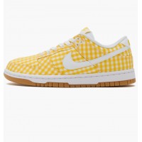 Кроссовки Nike Dunk Low Yellow Gingham (W) DZ2777-700
