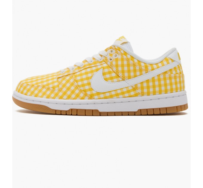 Кроссовки Nike Dunk Low Yellow Gingham (W) DZ2777-700