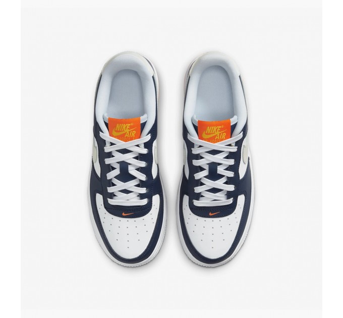 Кроссовки Детские Nike Air Force 1 Low Lv8 White/Blue Fn7239-410 40 FN7239-410