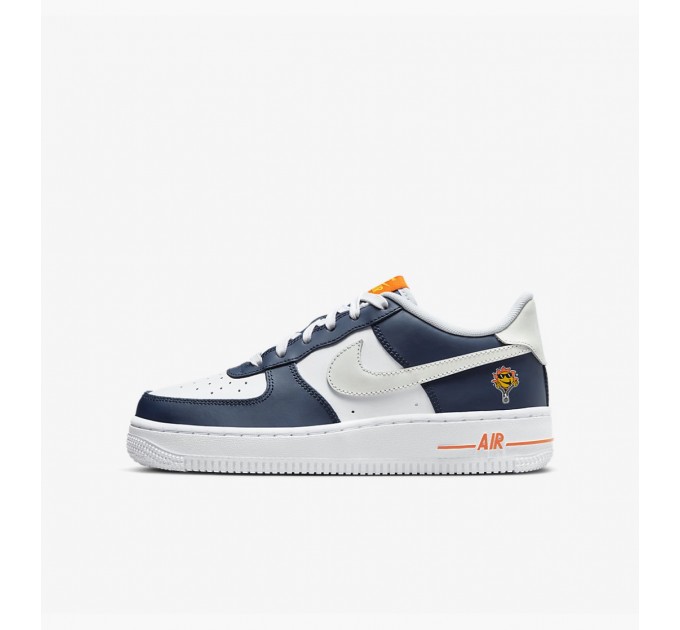 Кроссовки Детские Nike Air Force 1 Low Lv8 White/Blue Fn7239-410 40 FN7239-410