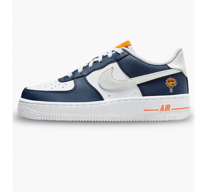 Кроссовки Детские Nike Air Force 1 Low Lv8 White/Blue Fn7239-410 40 FN7239-410