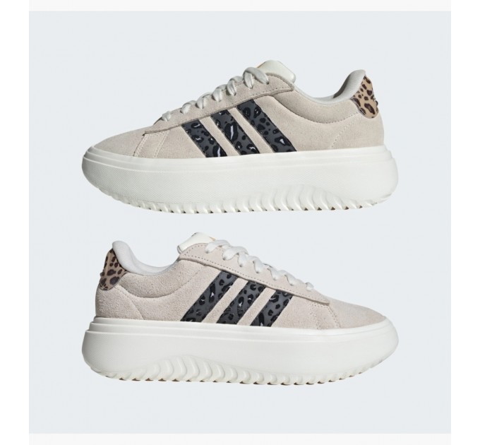 Кроссовки Adidas Grant Court Platform Suede IE3620
