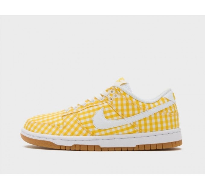 Кроссовки Nike Dunk Low Yellow Gingham (W) DZ2777-700