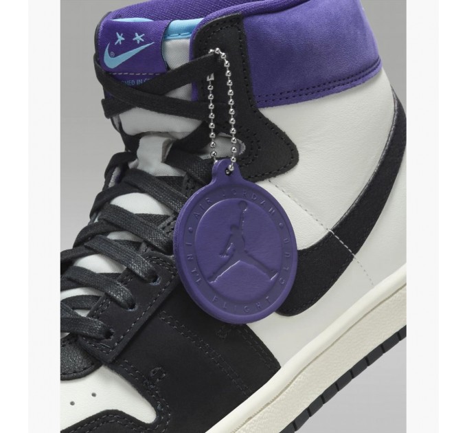 Кроссовки Jordan X Opium Paris Air Ship Pe Sp 'Black Court Purple' FQ8281-100
