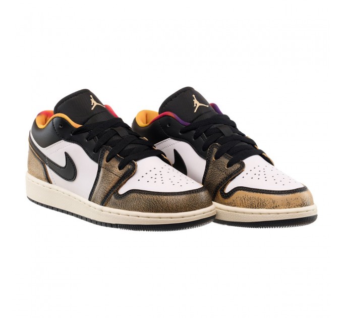 Кроссовки женские Jordan 1 Low Se Wear Away Yellow (Gs) (DQ8421-001)