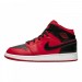 Кроссовки Air Jordan 1 Mid Reverse Bred 2021 (Gs) 554725-660