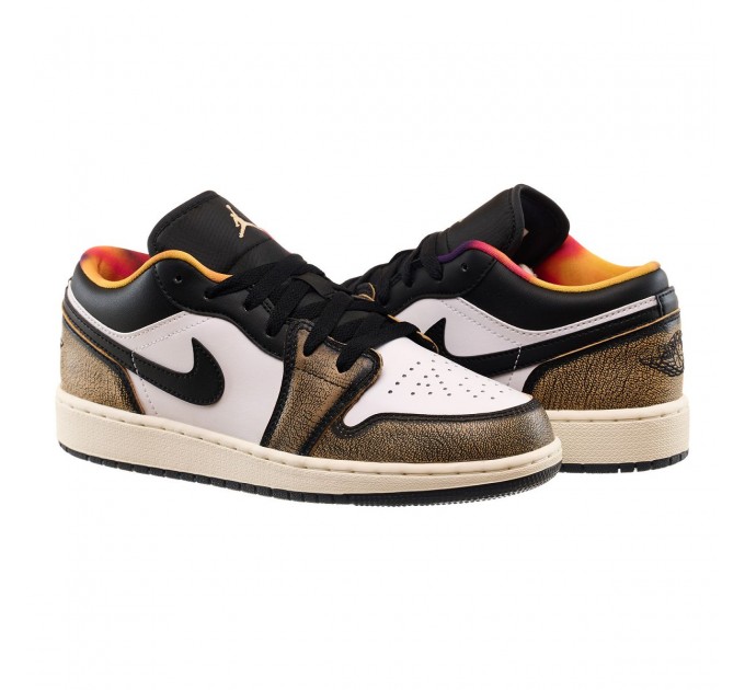 Кроссовки женские Jordan 1 Low Se Wear Away Yellow (Gs) (DQ8421-001)