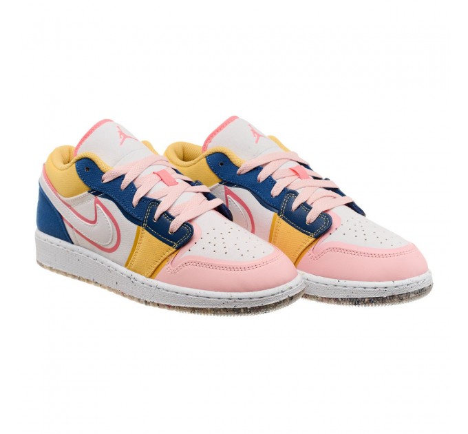 Кроссовки женские Jordan 1 Low Se Multi Canvas (Gs) (DV1323-100)