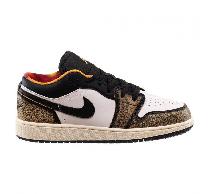Кроссовки женские Jordan 1 Low Se Wear Away Yellow (Gs) (DQ8421-001)