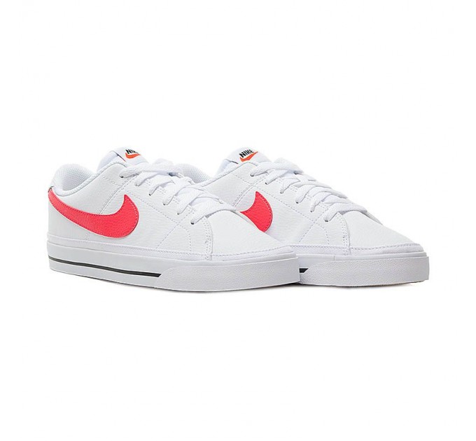 Кросівки Nike Court Legacy Білі Червоний Знак CU4149-100