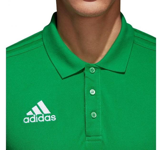 Поло adidas Tiro 17 цвет: зеленый