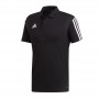 Поло Adidas Tiro 19 Cotton, черного цвета