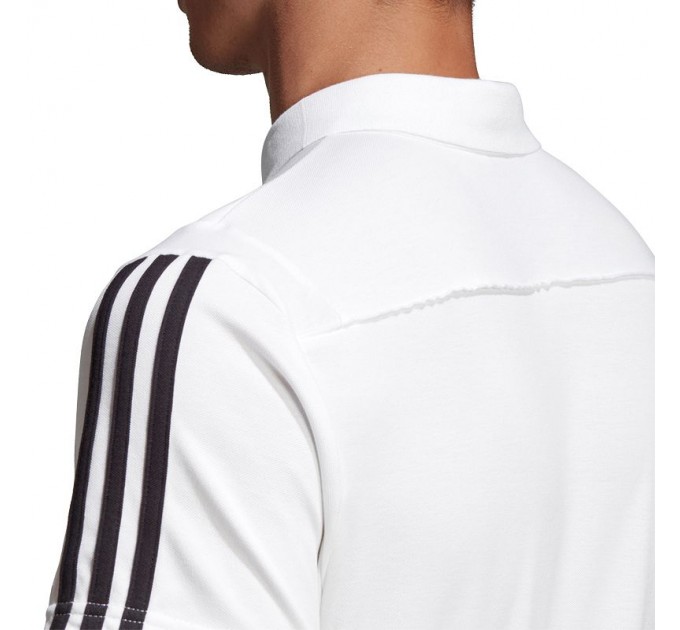 Поло Adidas Tiro 19 Cotton, белого цвета