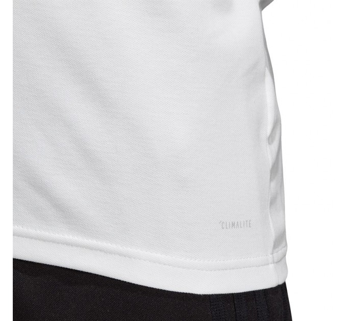 Поло Adidas Tiro 19 Cotton, белого цвета