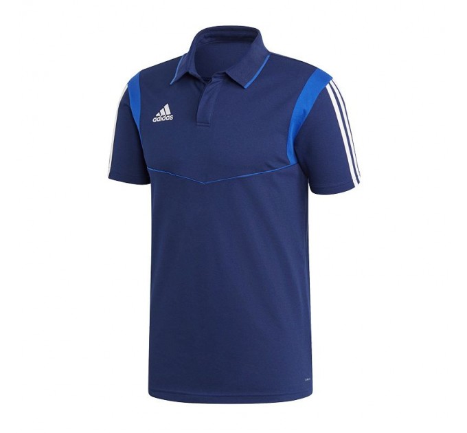 Поло Adidas Tiro 19, темно-синего цвета