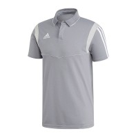 Поло Adidas Tiro 19, серого цвета
