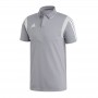 Поло Adidas Tiro 19, серого цвета