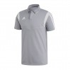 Поло Adidas Tiro 19, серого цвета