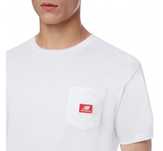Футболка New Balance Athletics Pocket MT01567WT