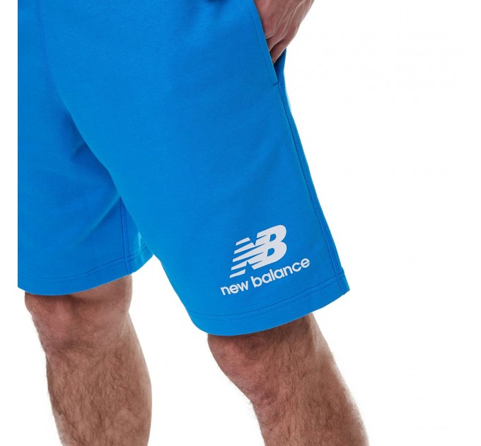 Шорти New Balance Essentials Stacked Logo MS03558SBU